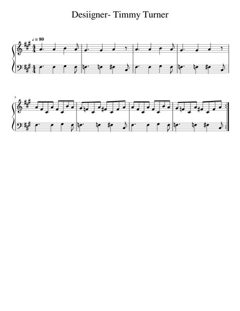 Free Timmy Turner by Desiigner sheet music .